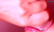 stepsis slurps my big cock uncensored and gulps the cum