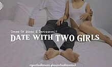 Two chicks called over for wild threesome creampie pounding!