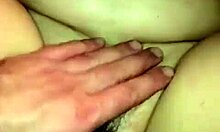 fucking chubby girl pounds her huge saggy boobs close-up pussy orgasm