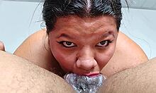 wanna feel my throat gag on your cock while i spit and swallow your cum load?