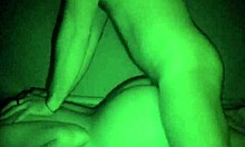 Stepbrother pounds sister's tight wet pussy deep making her orgasm twice at midnight