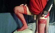 bisexual latina brunette big tits fucked hard by sexy girl strapon