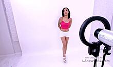 ever wonder how this cute tattooed brunette teen deepthroats monster cock before rough pussy pounding in casting?