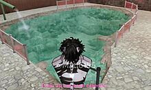 wanna join pool fuck turning into hot spanish trio creampie??