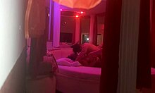 i took this horny brazilian milf to flash my rock hard cock and huge balls making her wet pussy throb