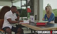 I'm fuckin' perverted secretary Candy Licious with Aaron Rock ughh