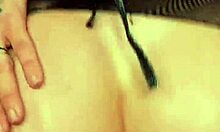 tatooed petie slut ridin rough anal cowgirl creampie