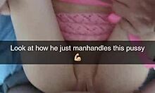 real cheating gf richelle ryan turns into submissive cumslut pet after snapchat interview with rough anal creampie