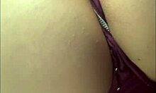 beautiful latina plays with toys aching for her hot roommate's return