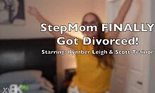 finally free stepmom divorces and rides stepson's big cock cowgirl style