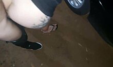 hotwife craves monster cock so we hit dogging for bareback public pounding