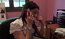 busty francesca's pussy devoured by horny lesbian milf