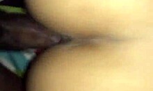 Homemade Big Black Cock Strokes Tattoo Latina Ass!