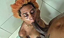 my naughty brother burst into the bathroom and showered with me