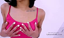 ever wonder how this cute tattooed brunette teen deepthroats monster cock before rough pussy pounding in casting?