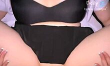 big titted student gets skirt ripped off for creampie in dorm