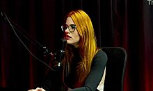 ruiva bella swings wild at puteiro cuckold hubby watches black cock stretch her!