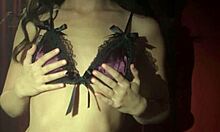 jane wilde strips lingerie teasing small tits for playboy, petite teen posing seductively