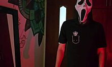 Halloween Trick Turns Hot Stepsis Fuck In Costume