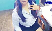 Student Craves Teacher's Touch Over Books In Heels