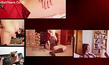 hey you wanna wank that cock while i tease my huge tits and tell you to cum all over this british redhead body?