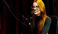 ruiva bella swings wild at puteiro cuckold hubby watches black cock stretch her!