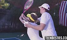 Big tits besties crave foursome pounding after sloppy 69 pussy lick?