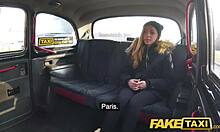 FAKE TAXI PETITE FRENCH BABE GAGS ON HUGE CZECH COCK IN BACKSEAT WET PUSSY RIDE!