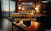 phoenix big ass wife gets stranger creampie bareback doggystyle missionary in cuckold hotel holiday pickup no condom