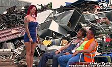 deutsche milf mit dicken titten kriegt anal outdoor mmf 😈🔥