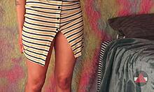 LIFTED SKIRT FUCKS FILIPINA THIGHS DOGGYSTYLE