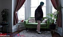 wanna see this hot british alt student in lingerie squirt from pussy toy play till orgasm?