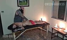 i was seduced by her oiled tits during first sensual massage