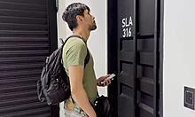 ebony curvy milf greets foreign boyfriend with hard interracial creampie surprise