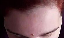 curvy babe teases huge cock before slow deep suck ends in sticky face blast