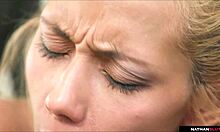 veronica leal's shaved asshole stretched in anal massage