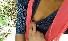 desi girlfriend hardcore doggystyle outdoor with boyfriend and friend threesome