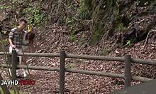 uhh this jav amateur's sloppy outdoor blowjob was like fantasstic