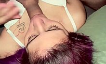 boyfriend's buddy sneaks in bathroom pounds my curvy latina ass asleep then facial blasts