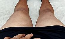 horny teen's wet pussy makes him cum hard