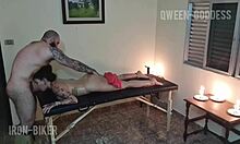 i was seduced by her oiled tits during first sensual massage