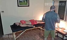 i was seduced by her oiled tits during first sensual massage