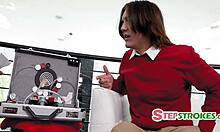 I watch step dad pounding our step sisters in taboo threesome fantasy