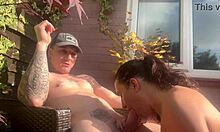 British Housewife Milf Devours Monster Cock Deepthroat