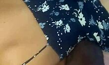 stepdad gropes and fucks sexy caribbean alone at home