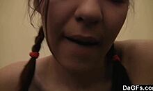 im petite pigtail teen teasin webcam