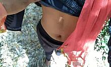 desi girlfriend hardcore doggystyle outdoor with boyfriend and friend threesome