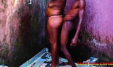 Whoa, check out this ebony milf stepsister getting surprised hardcore fucked in grandma's bathroom deepthroat doggystyle!