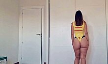 Big ass Latina student teases wildly on her webcam show