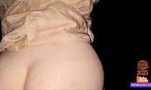 demon pixie wife takes huge cock pounding in homemade halloween outdoor romp